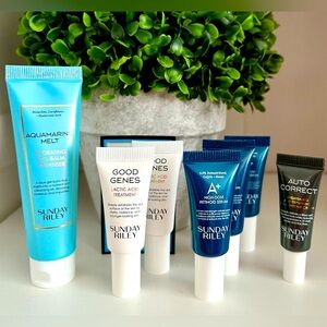 Brand new - bundle of Sunday Riley skincare minis